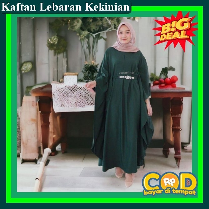 Dress Lebaran Wanita Remaja Baju Buju Kndangan Muslem Wsnita Kaftan Lebaran 2024 Mewah Remaja Dreas 