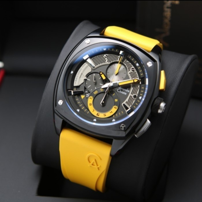 ALEXANDRE CHRISTIE AC 6591 BLACK YELLOW AC6591 PRIA ORIGINAL