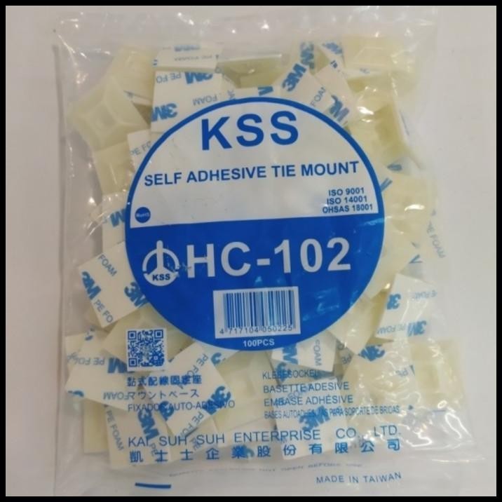 

DISKON TIE MOUNT HC 102 KSS PUTIH (2,8CMX2,8CM) !!!