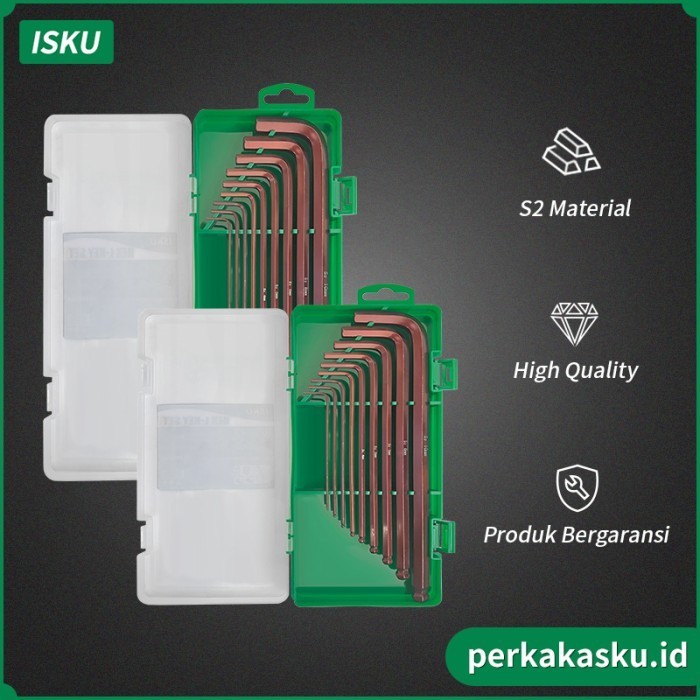 Isku Kunci L Set Kunci L Bintang Hex Ball Long Kunci L Sepeda Motor