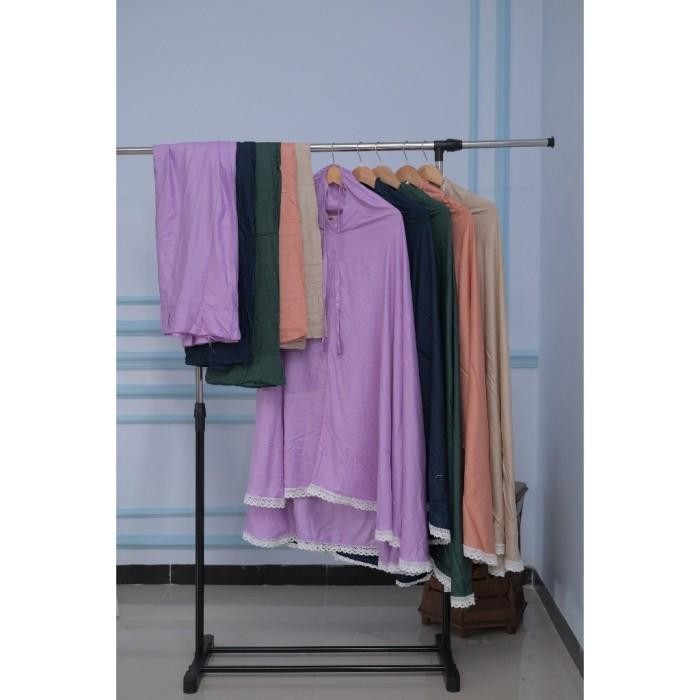 Mukena Setelan Rayon Polos Renda Setelan Rayon Nyaman Baru Termurah