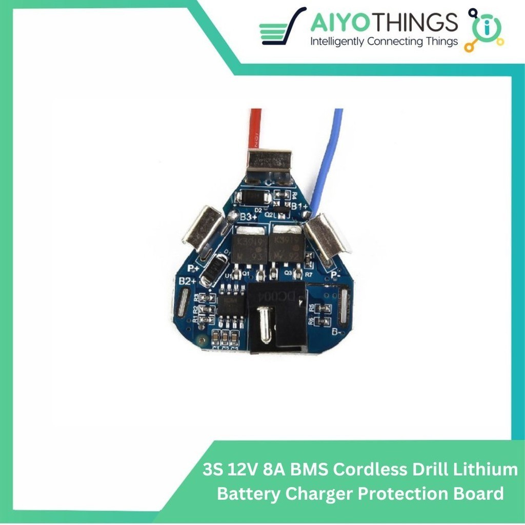 BMS 3S 12V 8A BMS Cordless Drill Lithium Battery Charger Protection Board
