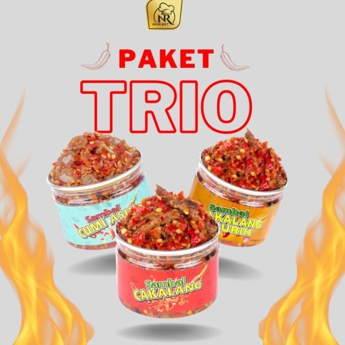 

PAKET TRIO SAMBAL NORIBET CAKALANG - CUMI ASIN - CAKALANG GURIH TB