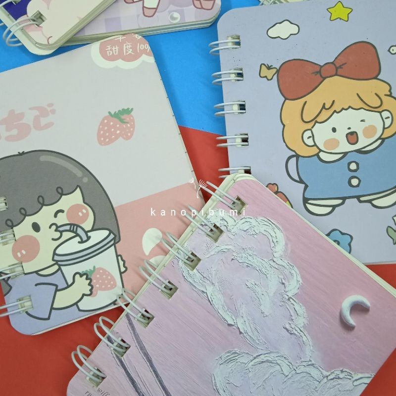 

NOTE BOOK MINI / BUKU CATATAN / MEMO KECIL / NOTEBOOK RING