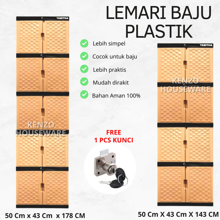 Lemari Plastik Susun 2 Lemari Baju Plastik Susun 2 Minimalis Kunci