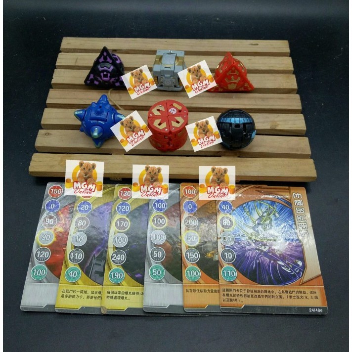 Mainan Bakugan set 6 pc - Bakugan Battle Brawlers Bomb Ball set 6pc