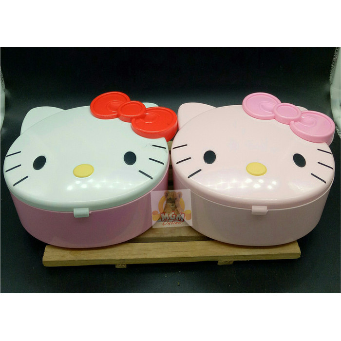 Kotak perhiasan HELLO KITTY kepala / Kotak musik / Jewelry Music Box