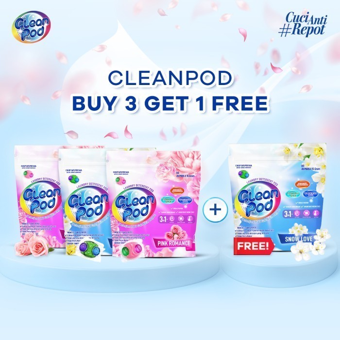 Pod Pink Romance + Pod Snow Love (Buy 3 Get 1 Free)