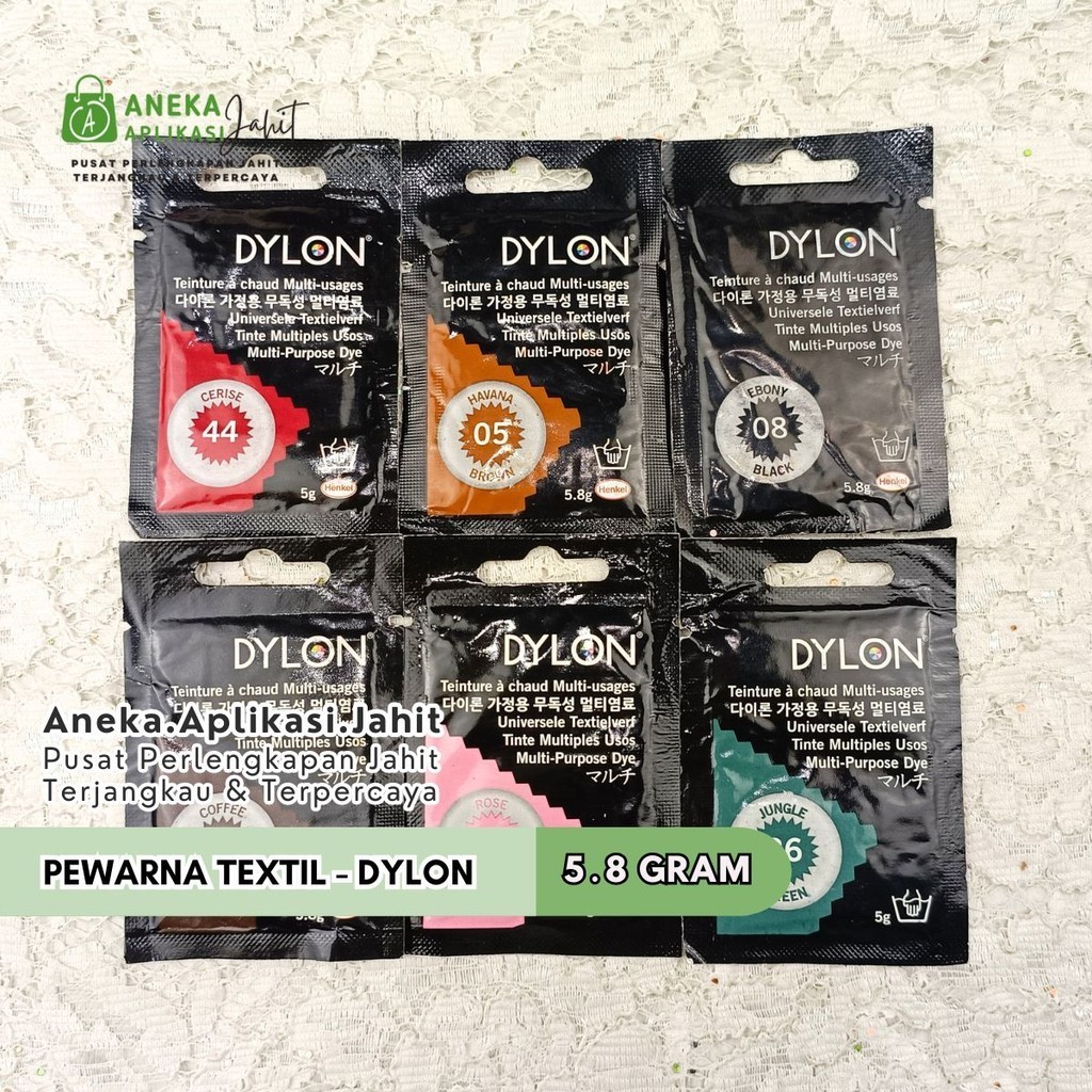 

DYLON PEWARNA TEKSTIL / PEWARNA PAKAIAN / WANTEX / PEWARNA KAIN CELANA BAJU