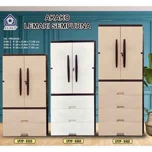 Lemari Plastik Akako Gantung Laci - Lemari Pakaian Akako Gantung Laci Sempurna