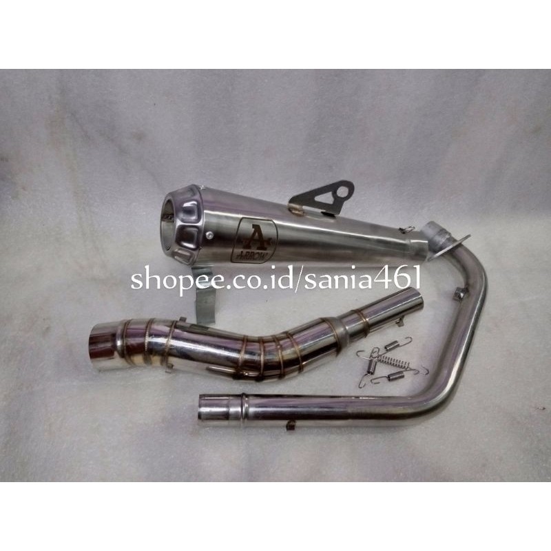 Knalpot Arrow Racing Full Set Vixion R15 Byson CBR