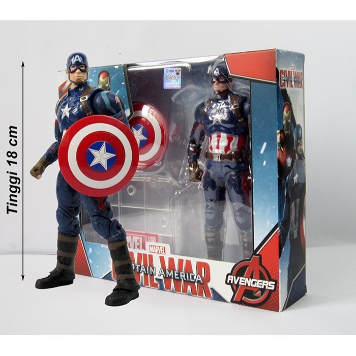 Action Figure Avengers Captain America Civil War Original Zd Toys