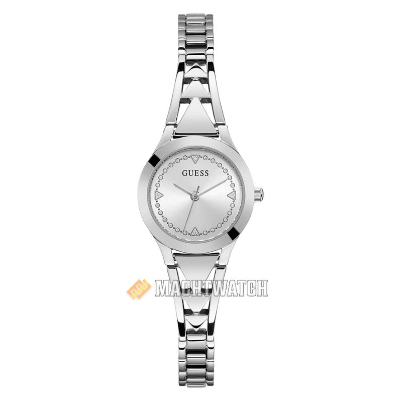 Jam Tangan Wanita Guess Tessa GW0609L1 Ladies Silver Dial Stainless Steel Strap