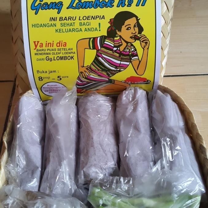 

LUMPIA LUNPIA SEMARANG MAKANAN KHAS OLEH OLEH CEMILAN CAMILAN ISI 5