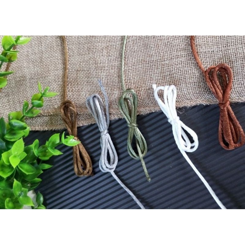 Tali Satin China Tali Satin 2mm Tali Satin Polos Tali Gelang Tali 2mm