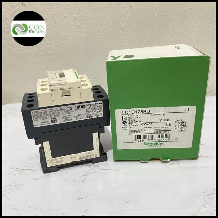 DISKON KONTAKTOR SCHNEIDER LC1D12BD 24VDC / CONTACTOR LC1D12 BD 24V 