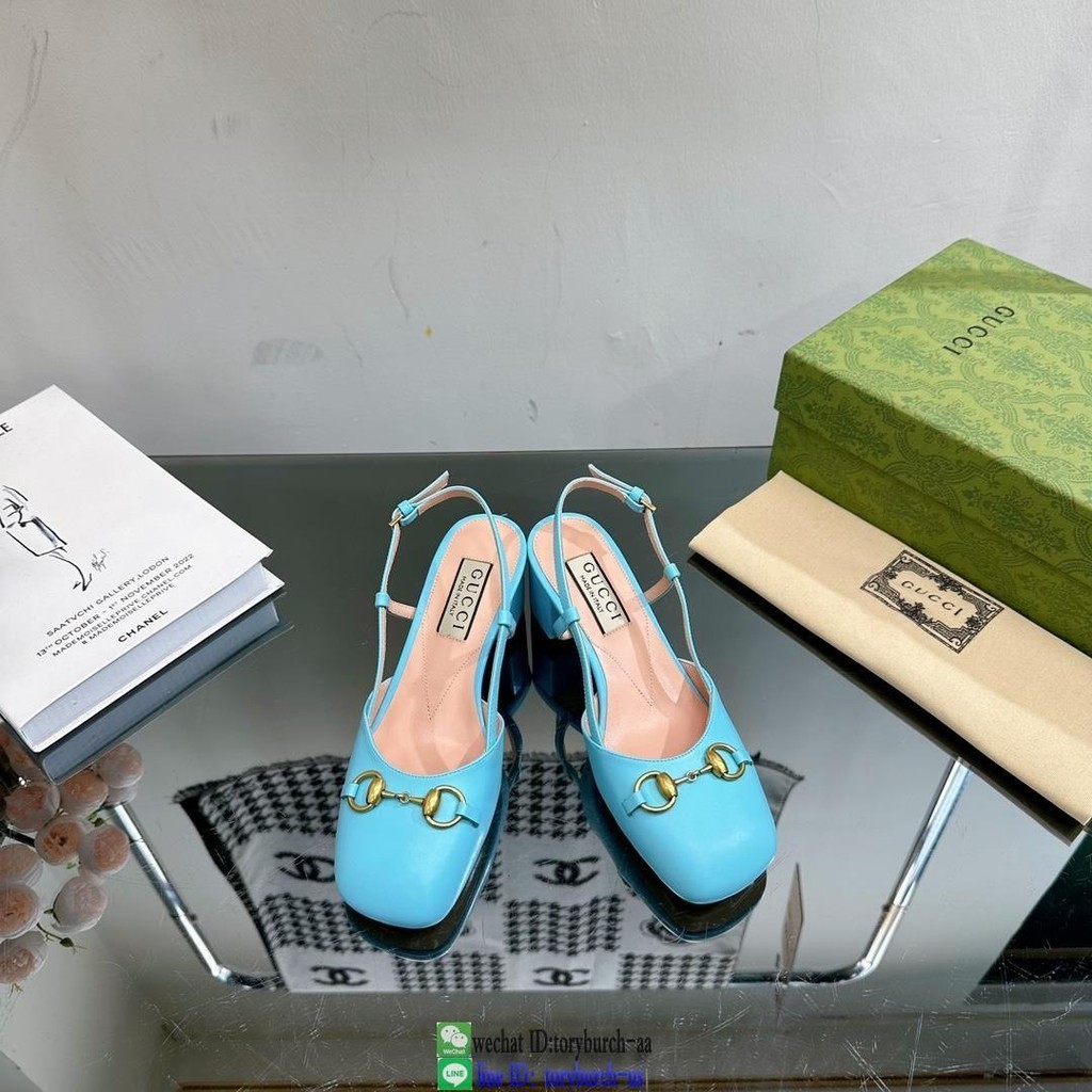 GU women's block heel pump sandal horsebit slingback casual party dancing footwear size35-41