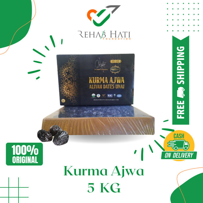 

Kurma Ajwa Aliyah Unai Organic Grade Premium5 kg