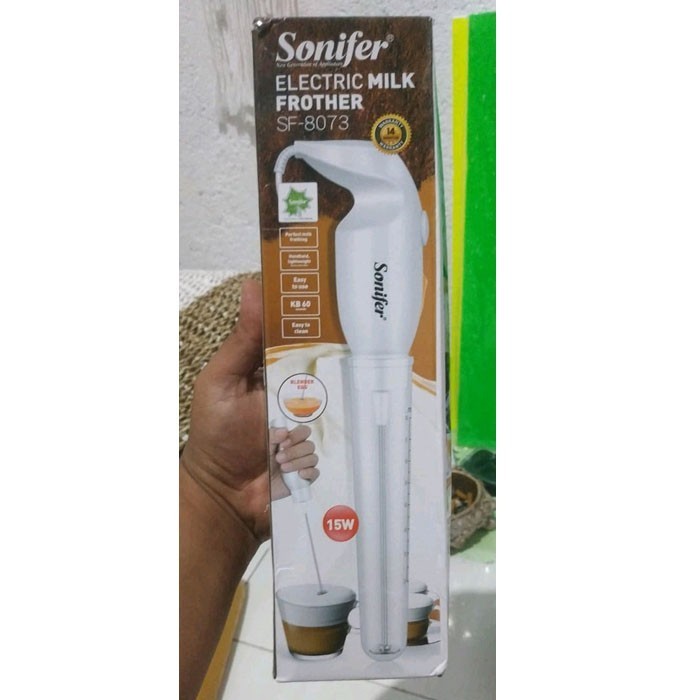 Sonifer Sf-8073 Electric Milk Frother Mixer Pengaduk Susu Elektrik