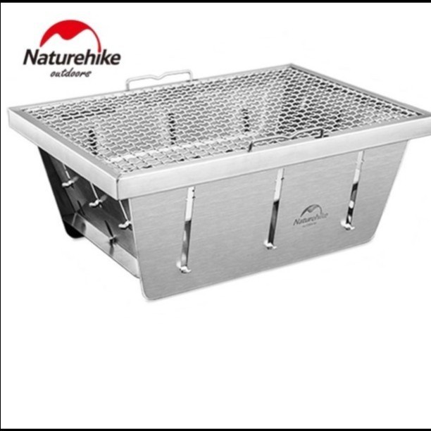 Alat Panggang Naturehike Nh20Cj006 Barbeque Stainless Folding Grill