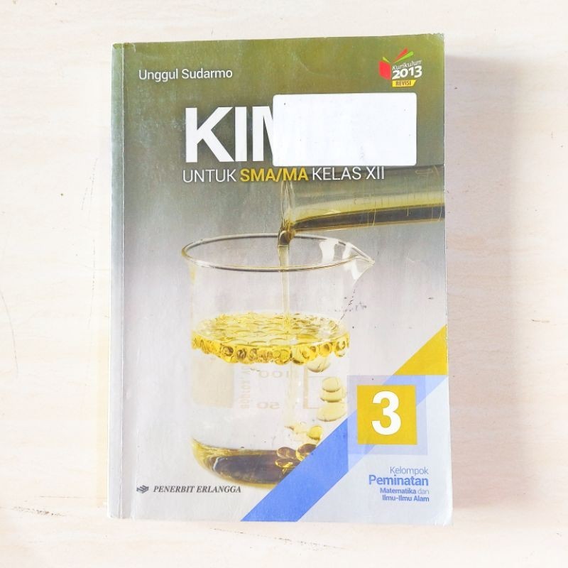 BUKU KIMIA KELAS 12 PENERBIT ERLANGGA (ORIGINAL)