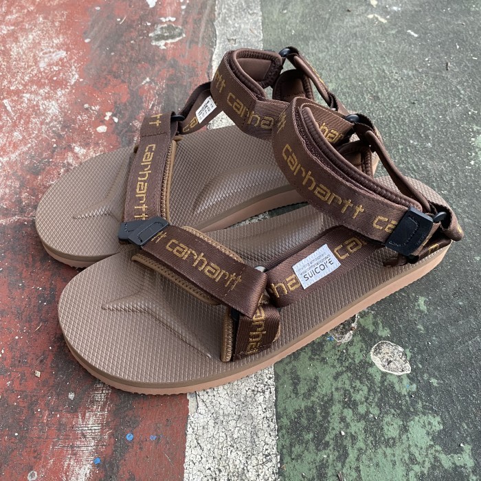 Suicoke depa carhartt brown sandals