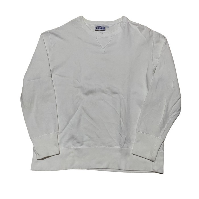 Discus athletic blank white crewneck