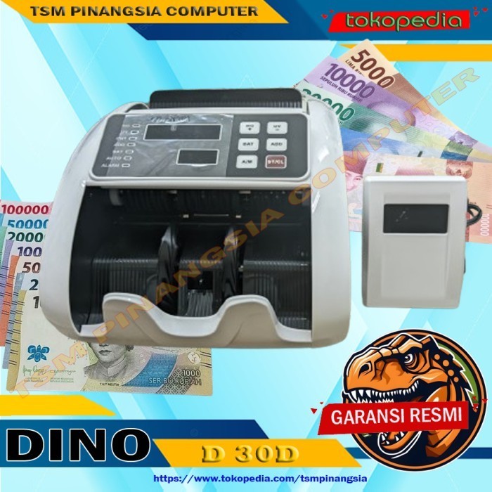 Mesin Penghitung Uang Dino D 300 Alat Hitung Uang Deteksi Uang Palsu