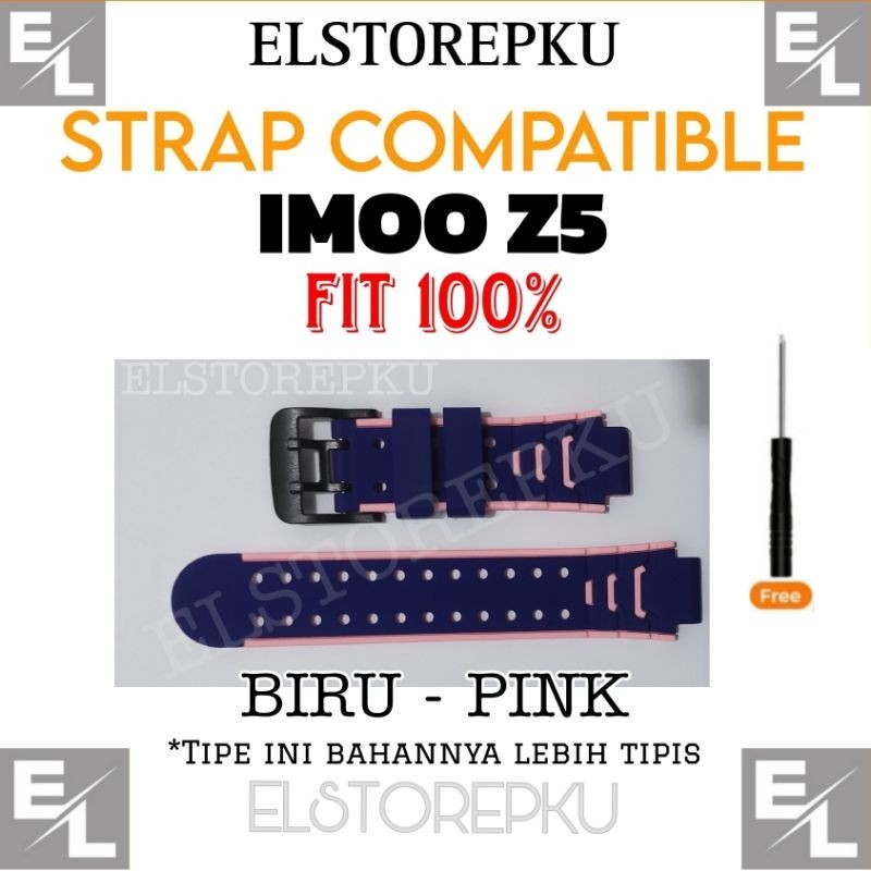 Strap Compatible Imoo Z5 tali jam tangan. kualitas hampir menyerupai strap imoo original. 100% Bagus