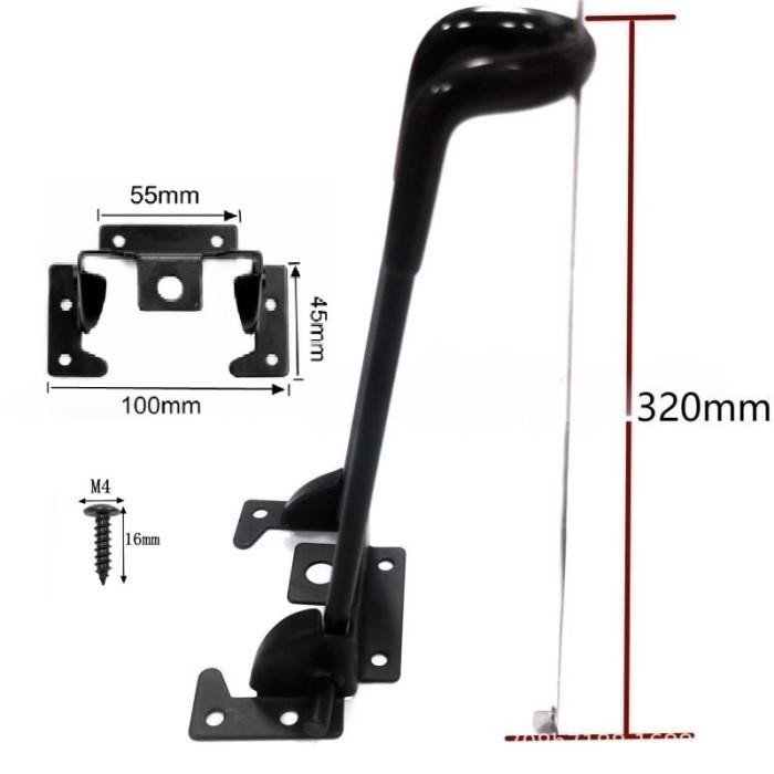 4pcs kaki meja lipat 320mm engsel meja lipat besi Untuk Meja Kecil Berkualitas