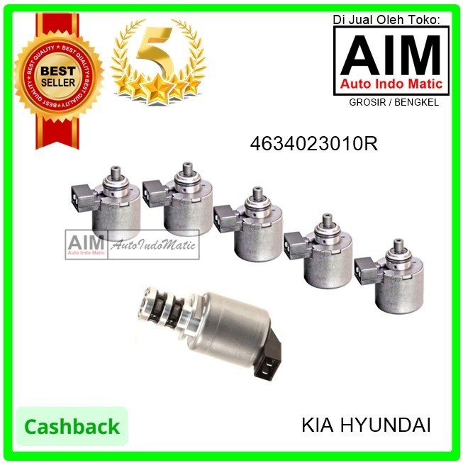 Solenoid Kit Body Valve Matic Kia Hyundai 4634023010R