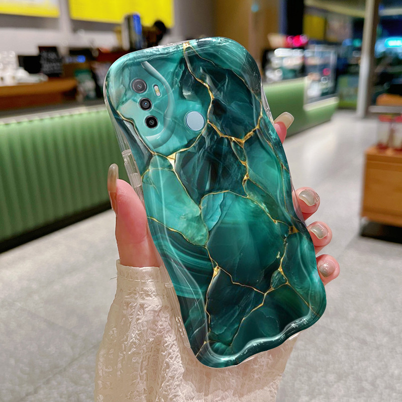 Casing Hp OPPO A53 2020 A53s A32 A33 2020 A11s Case lembut Kesing sarung HP casing ponsel pola tekst