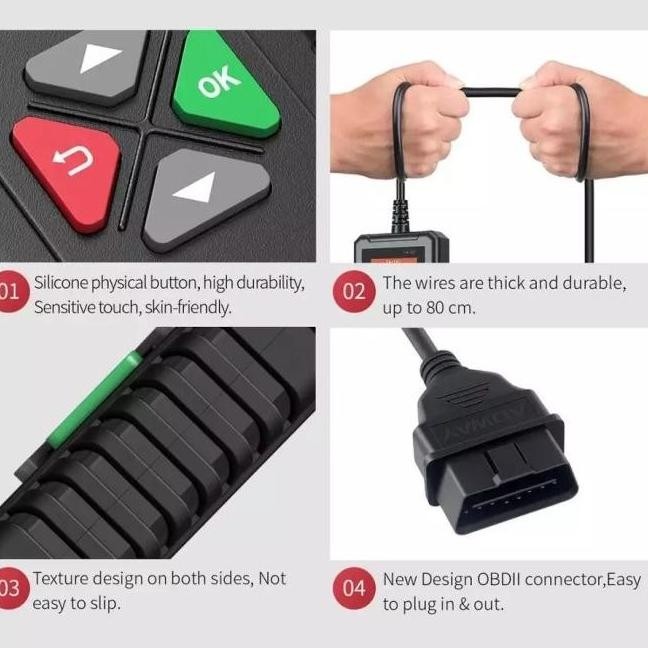 Ztt Scanner Mobil Ya-101 - Ediag Kingbolen - Alat Check Engine Obd2