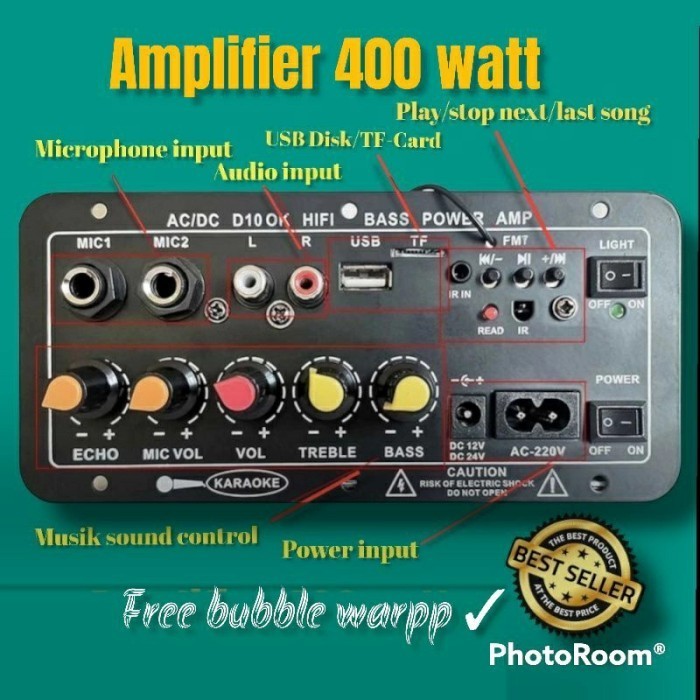 Amplifier Board Karaoke Audio Bluetooth Subwoofer Diy