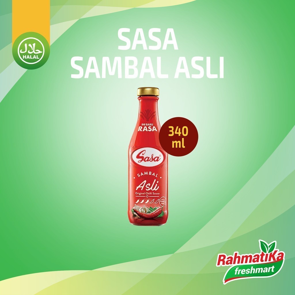 

Sasa Sambal Asli / Saos Kemasan Botol 340 ml