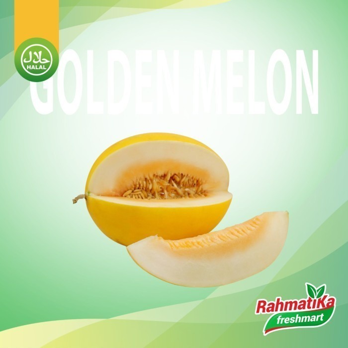 

Golden Melon Segar / Buah Melon Golden Fresh 1 pcs (Buah Segar)