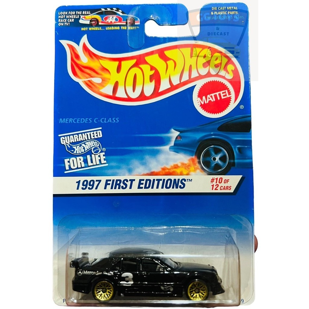 Hotwheels Hot Wheels Bluecard Mercedes CClass Hitam