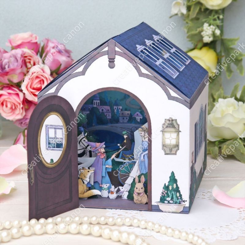 

Lembaran pola papercraft rumah cinderella (CP-AgE4)