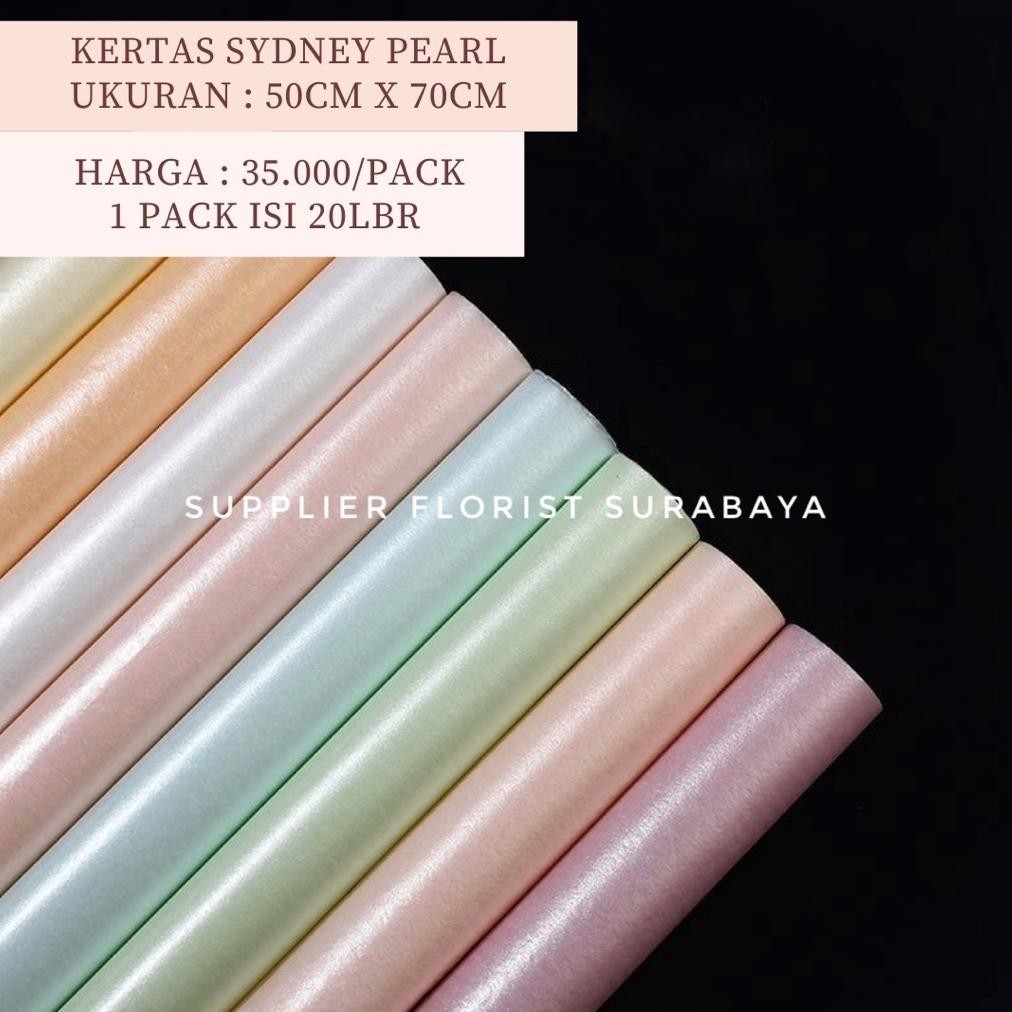 

COD [1 PACK ISI 20 LEMBAR] KERTAS SYDNEY PEARL 50CM X 70CM KERTAS BUKET BUNGA KOREAN KERTAS KREMES LUNGSUT LUNGSET KERTAS TISSUE UNTUK BAJU SEPATU KUE TART Re27