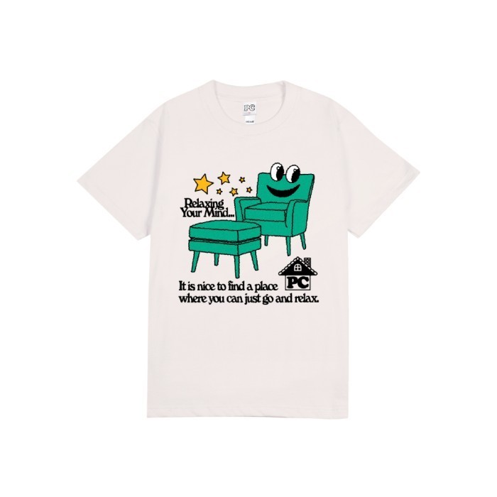 Public Culture - Seats Tee - Broken White
