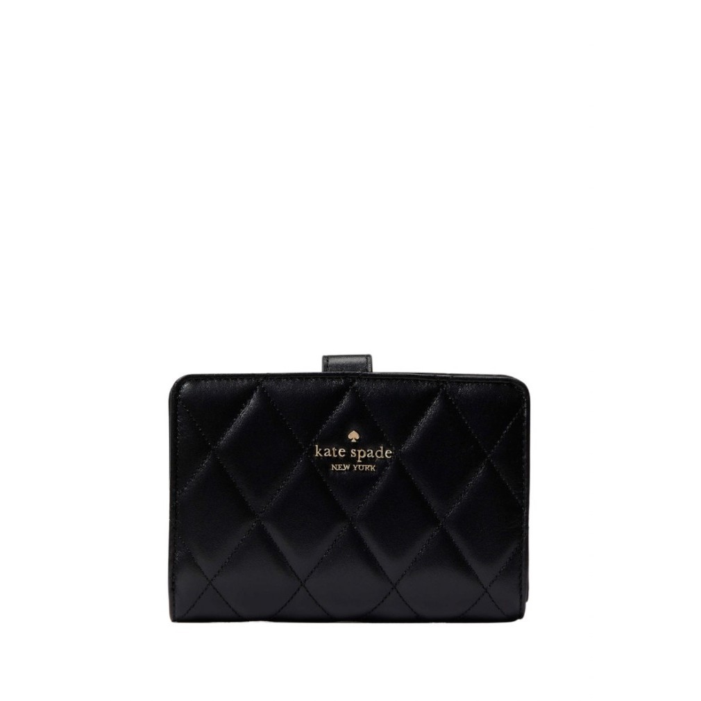 KATE SPADE Carey Medium Compact Bifold Wallet Black