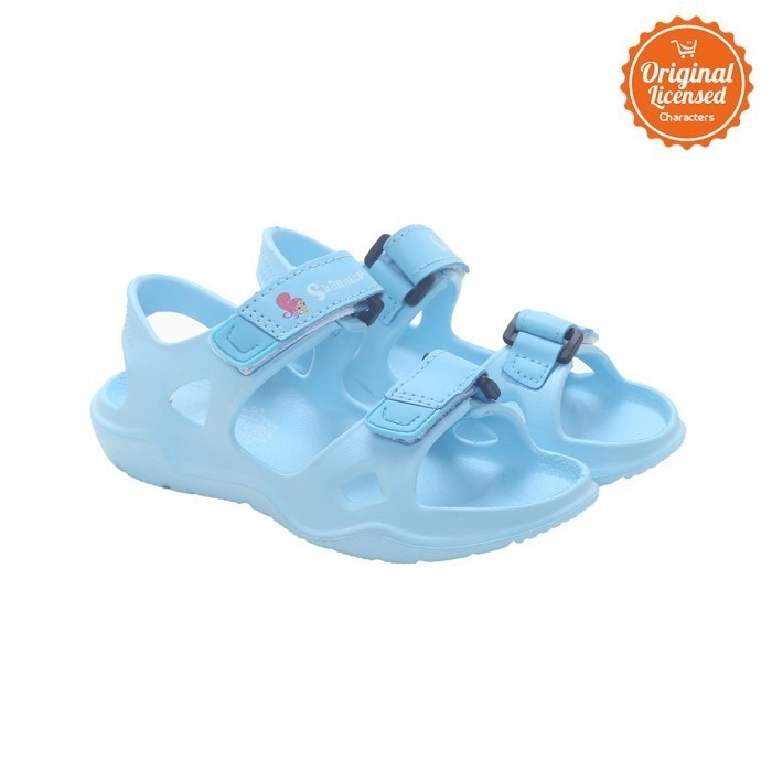 Shimmer And Shine Sandal Karet Gunung Anak Blue