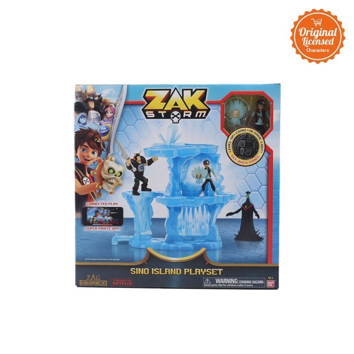Character Land - Zak Storm Sino Island Zak Sino Shield And Coin Playse
