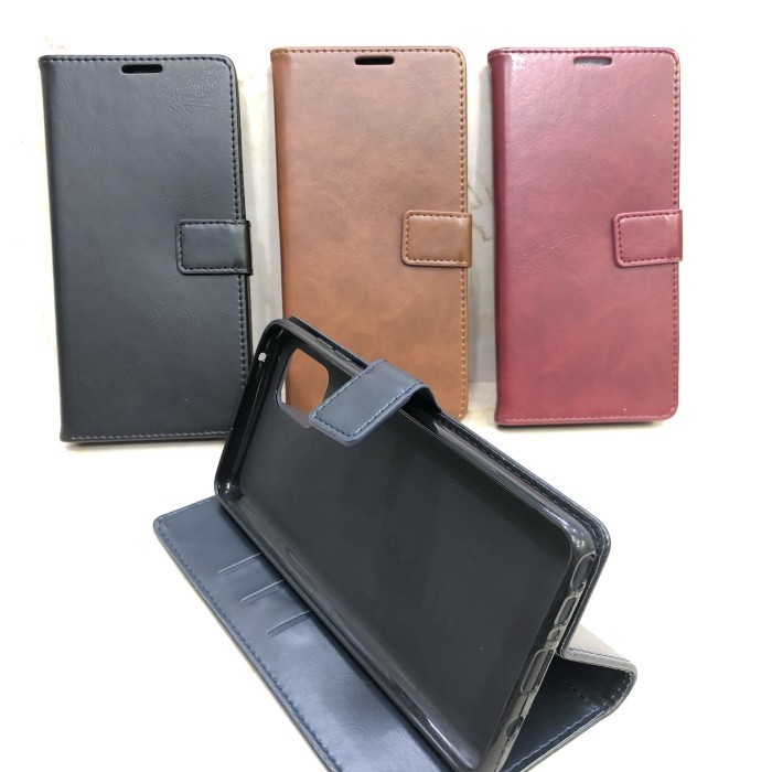 Flip Cover Samsung Note 10 Lite 2020 Sarung Buku Hp Dompet Case Casing
