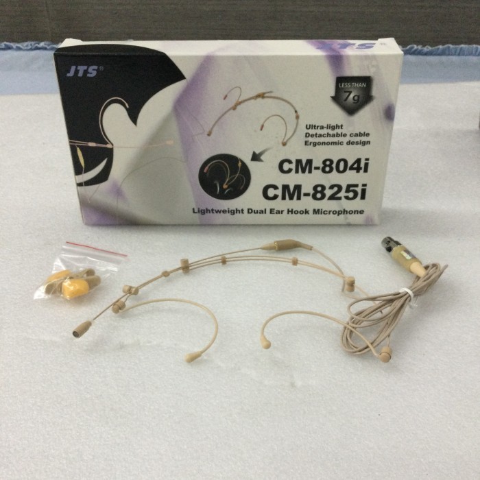 Jts Cm 804If - Lightweight Dual Ear Hook Microphone
