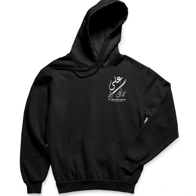 Hoodie Pria Islami Ali Bin Abi Thalib / Jaket Pria Khalifah Blackmamao13