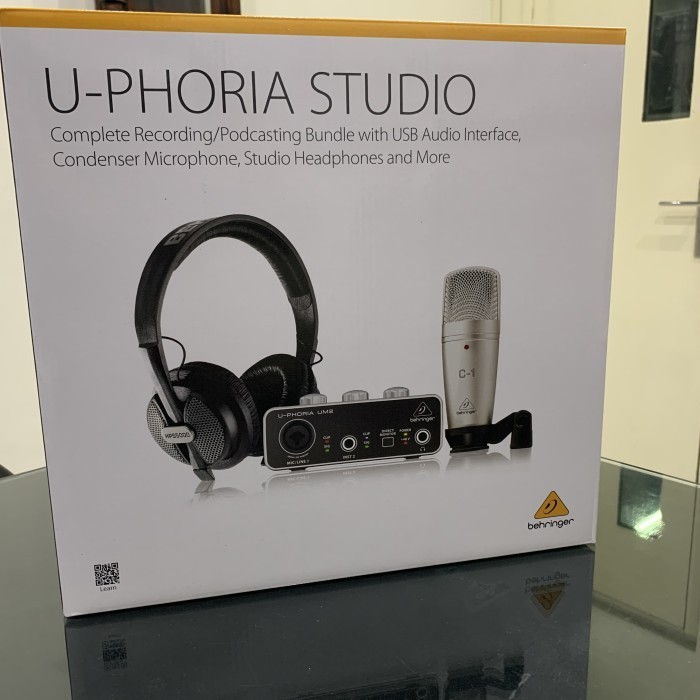 Behringer Paket Recording - Uphoria Studio , Scard , Mic , Headphone