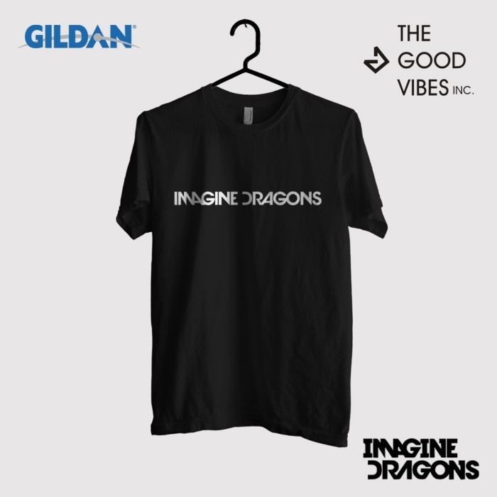 Kaos Band Imagine Dragons Original Gildan - Logo