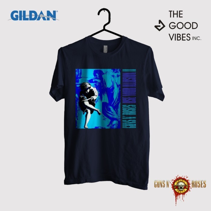 Kaos Band Guns And Roses Original Gildan - Use Your Illusion Ii