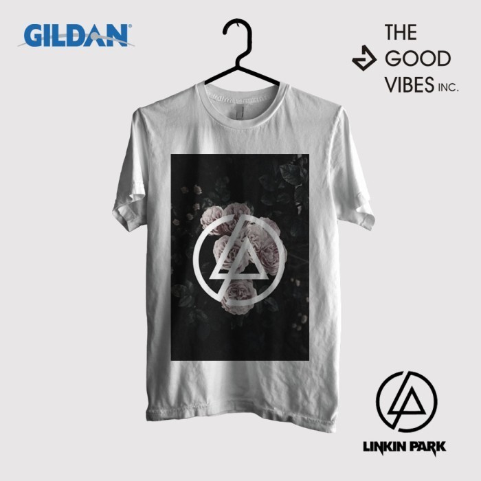 Kaos Band Linkin Park Original Gildan - Flower